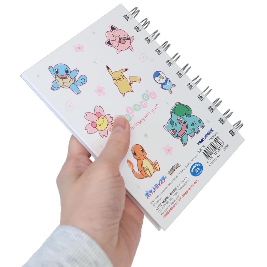ポケットモンスター リングノート A6Wリングノート サクラチラシ ポケモン カミオジャパン 新学期準備文具 キャラクター グッズ メール便可 シネマコレクション