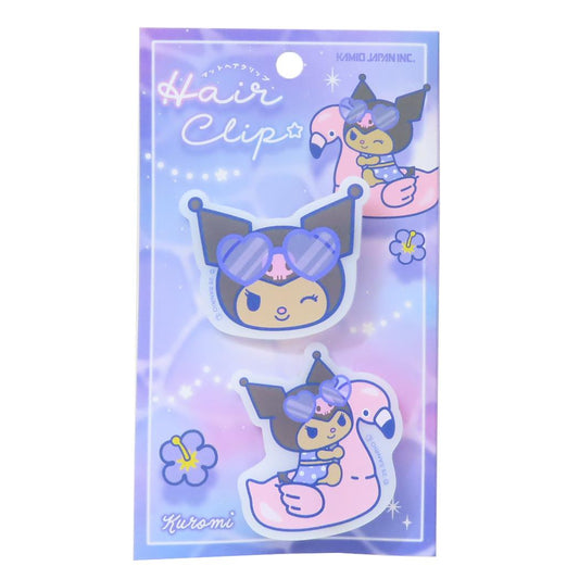 クロミ ヘアアクセ マットヘアクリップ night party サンリオ カミオジャパン かわいい キャラクター グッズ メール便可 シネマコレクション