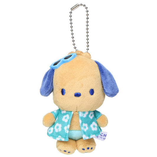 ポチャッコ マスコット マスコットキーホルダー ナイトパーティー サンリオ カミオジャパン ミニぬいぐるみボールチェーン キャラクター グッズ シネマコレクション