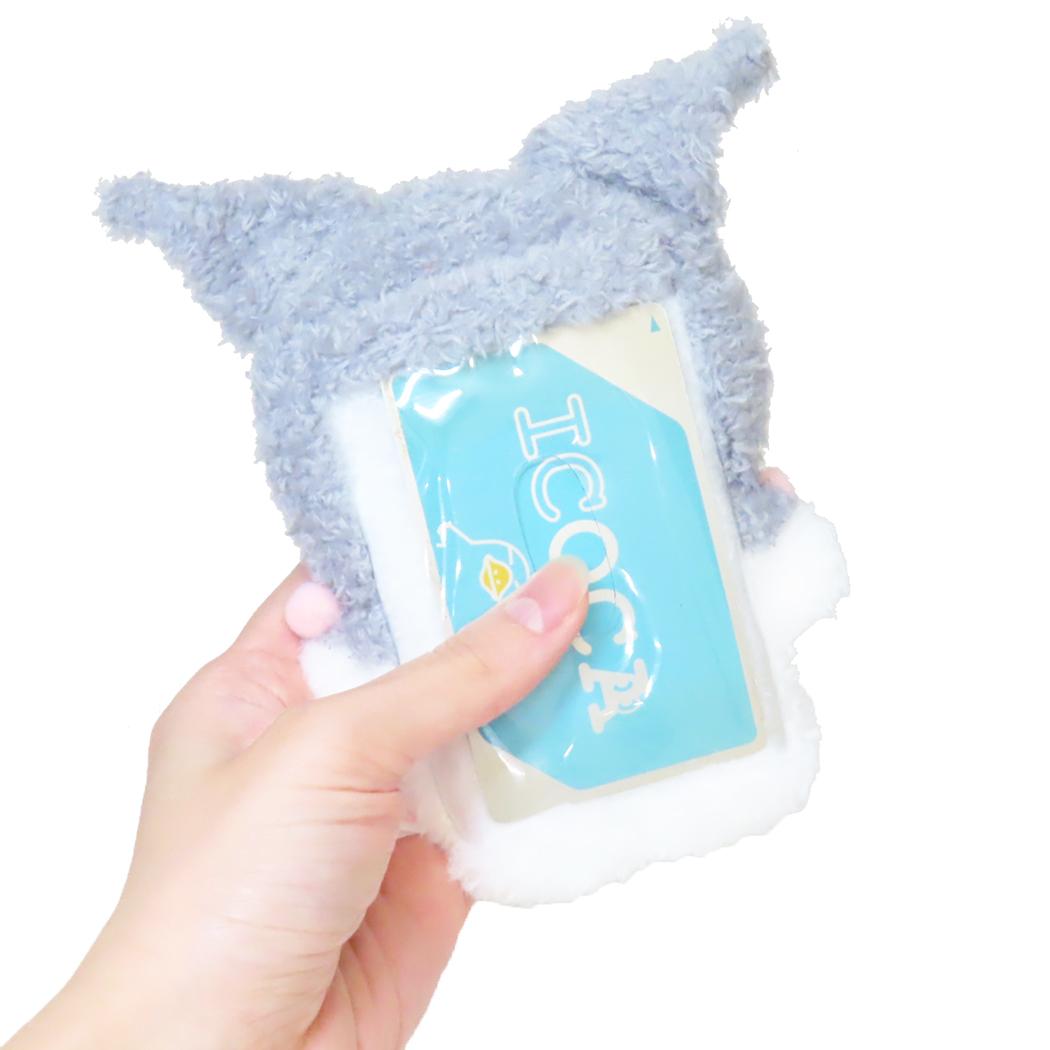 クロミ 定期入れ リール付きフラットぬいパスケース サンリオ カミオジャパン ICカードケース キャラクター グッズ シネマコレクション