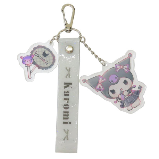 クロミ キーリング ラメタグキーホルダー IDOL サンリオ カミオジャパン バッグチャーム キャラクター グッズ メール便可 シネマコレクション