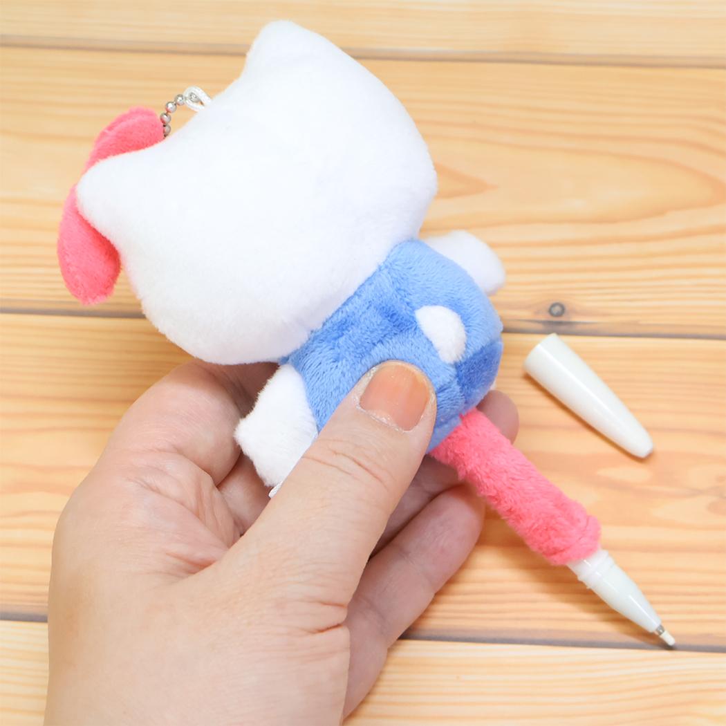 ハローキティ ボールペン ぬいペンキーホルダー サンリオ カミオジャパン ボールチェーンマスコット キャラクター グッズ シネマコレクション