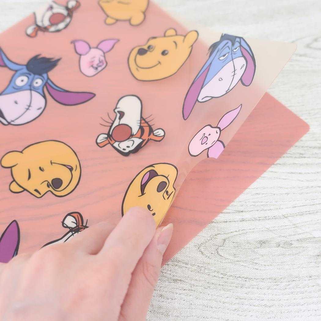 くまのプーさん クリアフォルダー シングルクリアファイル ファニーフェイス ディズニー カミオジャパン 新学期準備文具 キャラクター グッズ メール便可 シネマコレクション