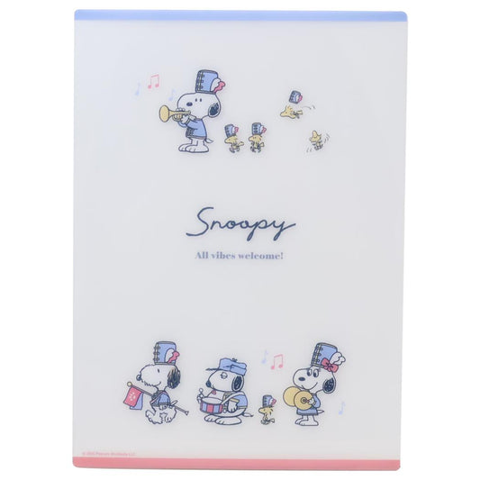 スヌーピー 下じき 下敷き マーチングドッグ ピーナッツ カミオジャパン 新学期準備文具 キャラクター グッズ メール便可 シネマコレクション