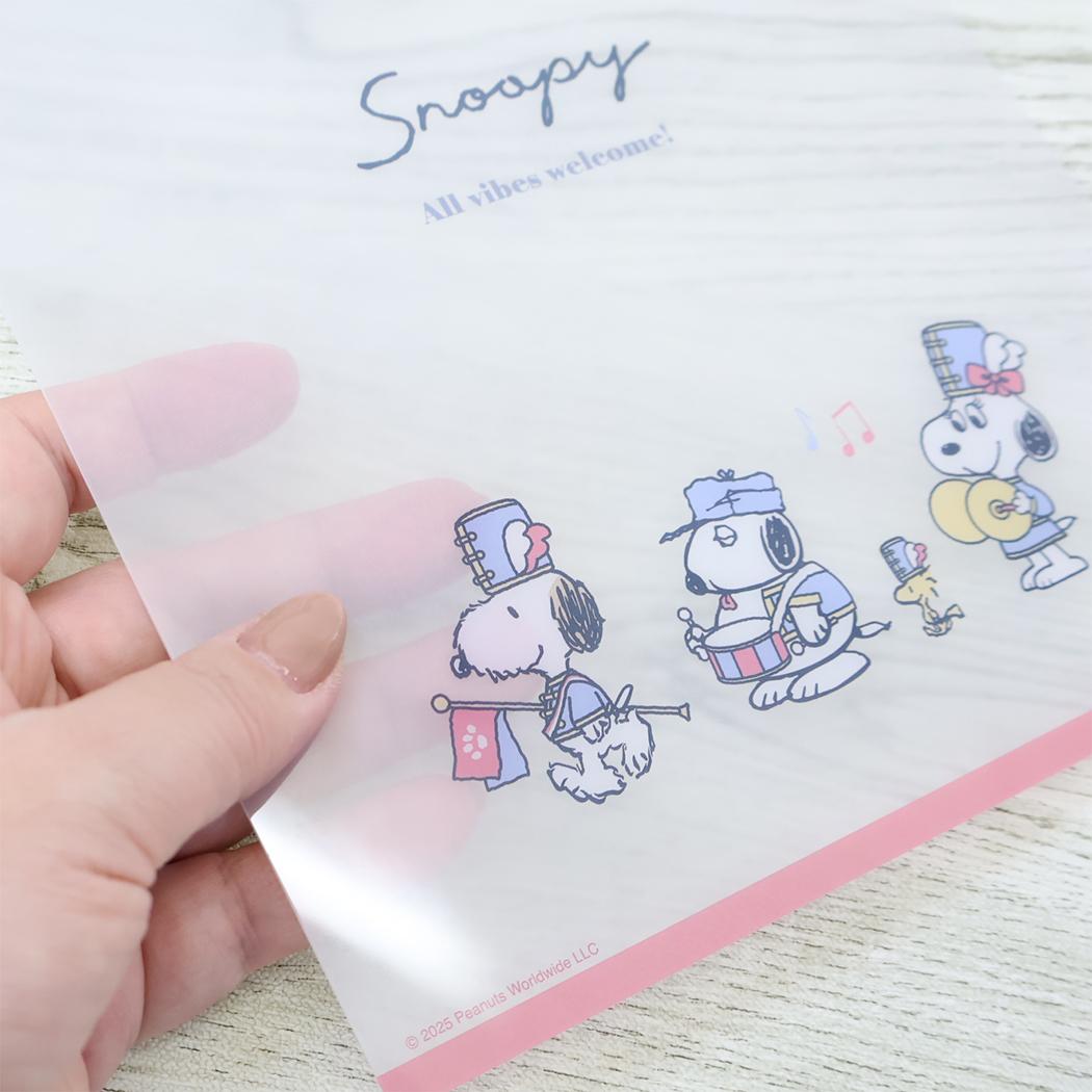 スヌーピー 下じき 下敷き マーチングドッグ ピーナッツ カミオジャパン 新学期準備文具 キャラクター グッズ メール便可 シネマコレクション