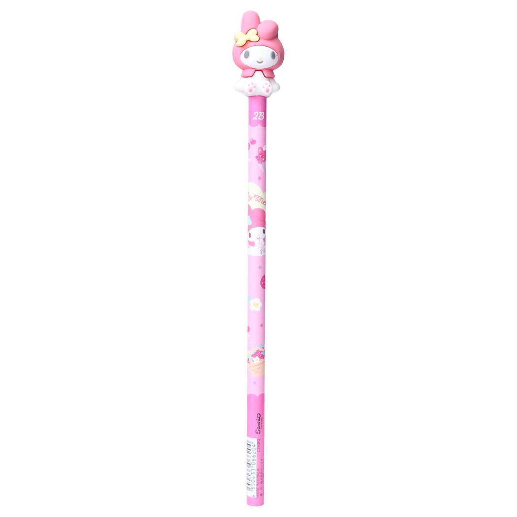 マイメロディ 鉛筆 でかマスコットえんぴつ 2B ポップ サンリオ カミオジャパン 新学期準備文具 キャラクター グッズ メール便可 シネマコレクション