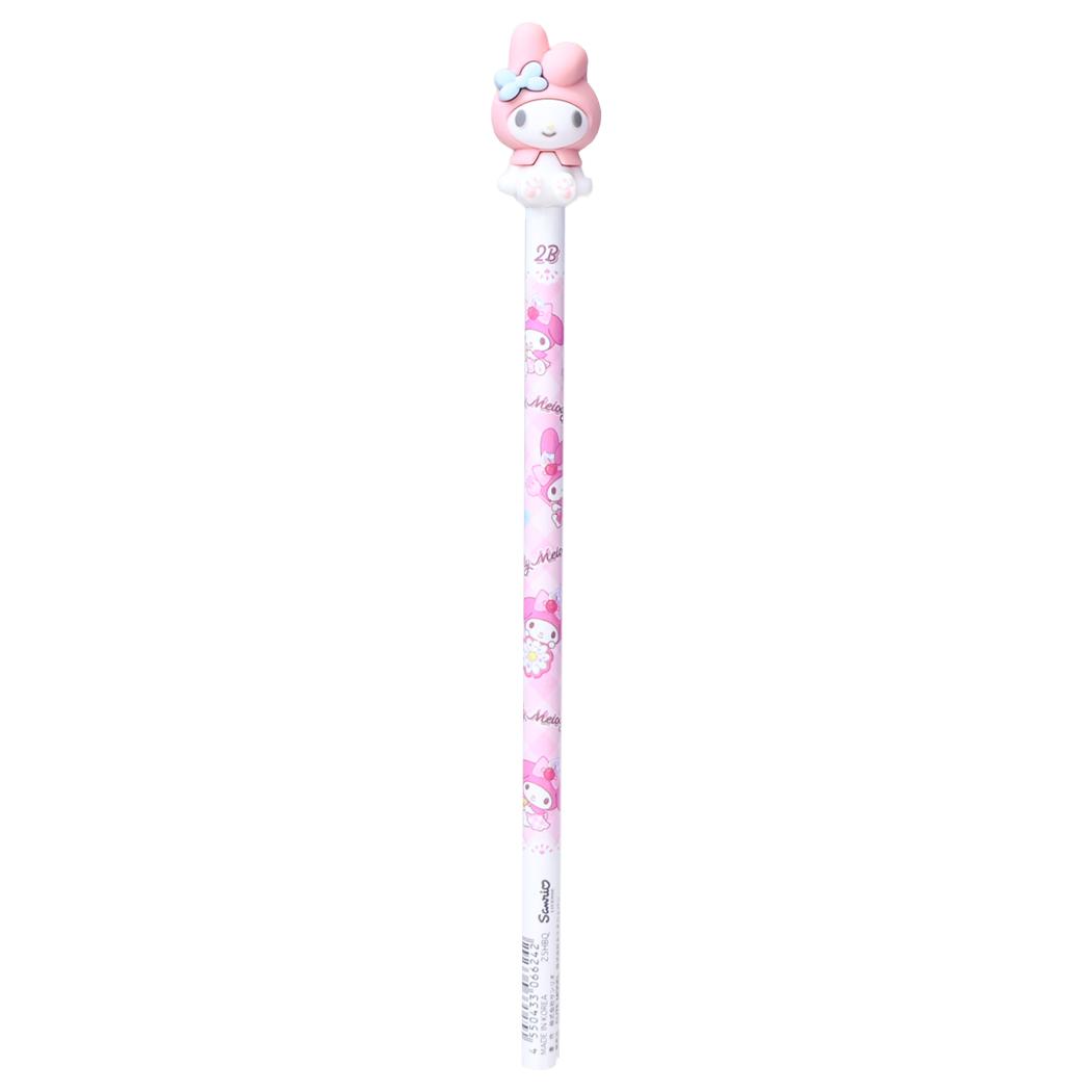 マイメロディ 鉛筆 でかマスコットえんぴつ 2B sweets サンリオ カミオジャパン 新学期準備文具 キャラクター グッズ メール便可 シネマコレクション
