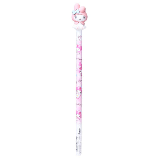 マイメロディ 鉛筆 でかマスコットえんぴつ 2B sweets サンリオ カミオジャパン 新学期準備文具 キャラクター グッズ メール便可 シネマコレクション