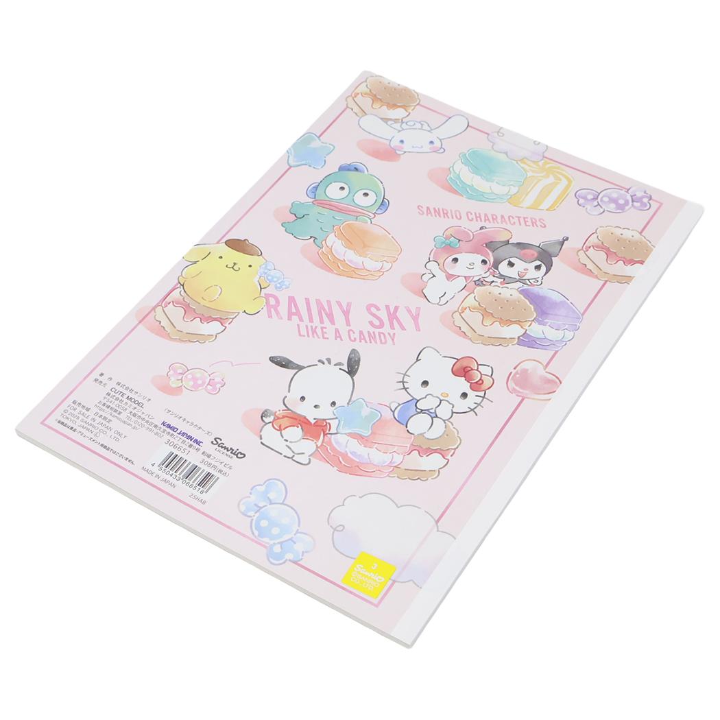 サンリオキャラクターズ 横罫ノート B5クロスノート RAINY SKY サンリオ カミオジャパン 新学期準備文具 キャラクター グッズ メール便可 シネマコレクション