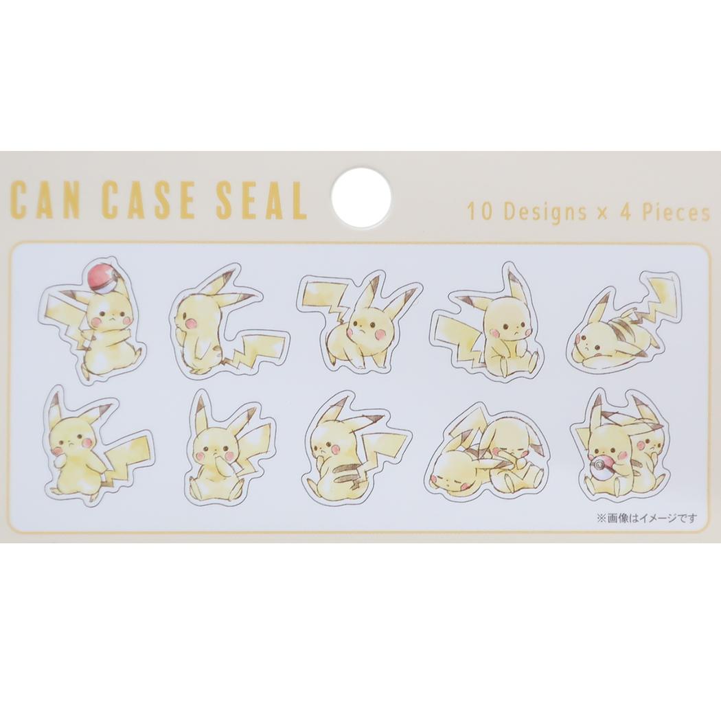ポケットモンスター フレークシール 缶ケースシール ピカチュウ ポケモン カミオジャパン デコレーション キャラクター グッズ メール便可 シネマコレクション