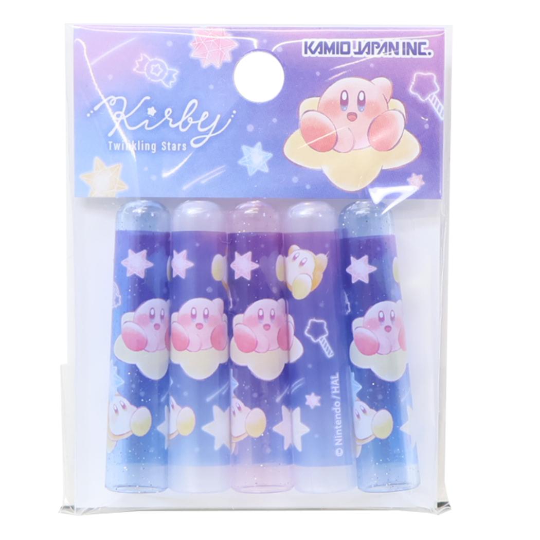 星のカービィ 鉛筆キャップ えんぴつカバー5本セット Twinkling Stars カミオジャパン 新学期準備文具 キャラクター グッズ メール便可 シネマコレクション