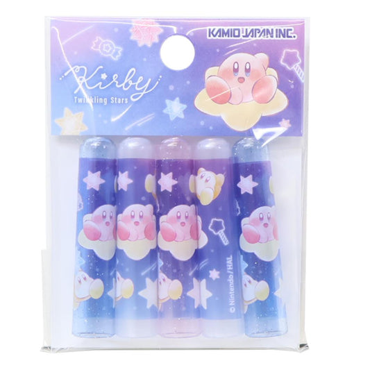 星のカービィ 鉛筆キャップ えんぴつカバー5本セット Twinkling Stars カミオジャパン 新学期準備文具 キャラクター グッズ メール便可 シネマコレクション