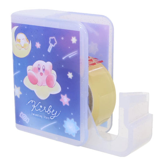 星のカービィ 収納型テープカッター BOOK型セロハンテープ Twinkling Stars カミオジャパン 新学期準備文具 キャラクター グッズ メール便可 シネマコレクション