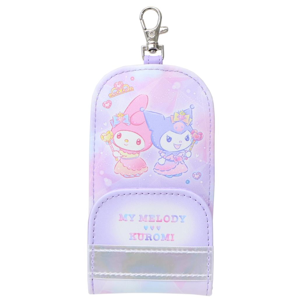 マイメロディ＆クロミ 子供用ランドセル キーケース 反射シート付きリールキーカバー キラキラドレス サンリオ カミオジャパン 新学期準備雑貨 キャラクター グッズ メール便可 シネマコレクション