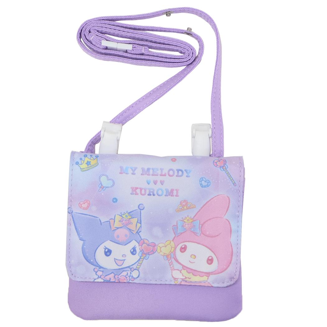 クロミ クリップポケット ショルダー付きどこでもポッケ キラキラドレス サンリオ カミオジャパン 新学期準備雑貨 キャラクター グッズ メール便可 シネマコレクション