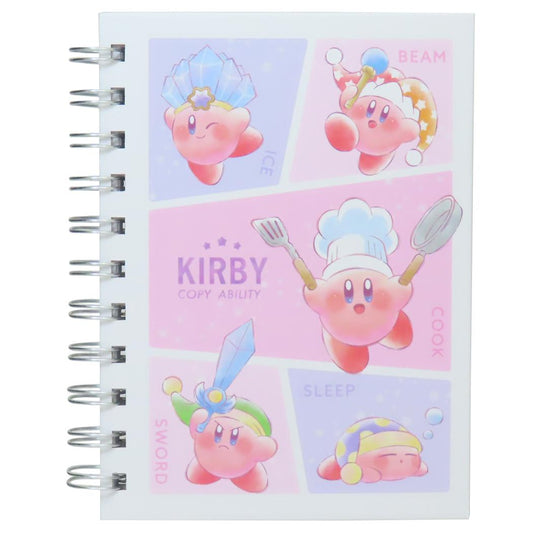星のカービィ リングノート A6Wリングノート COPY ABILITY カミオジャパン 新学期準備文具 かわいい キャラクター グッズ メール便可 シネマコレクション