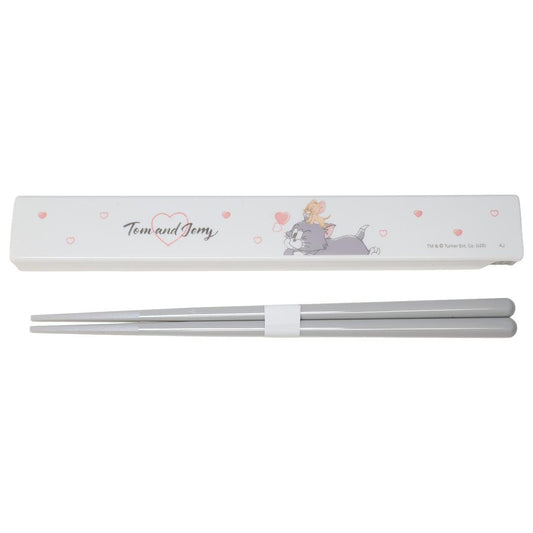 トムとジェリー おはしセット 抗菌 はし＆はしケース スライド式 Lovely days ワーナーブラザース カミオジャパン 新学期準備 日本製 キャラクター グッズ メール便可 シネマコレクション