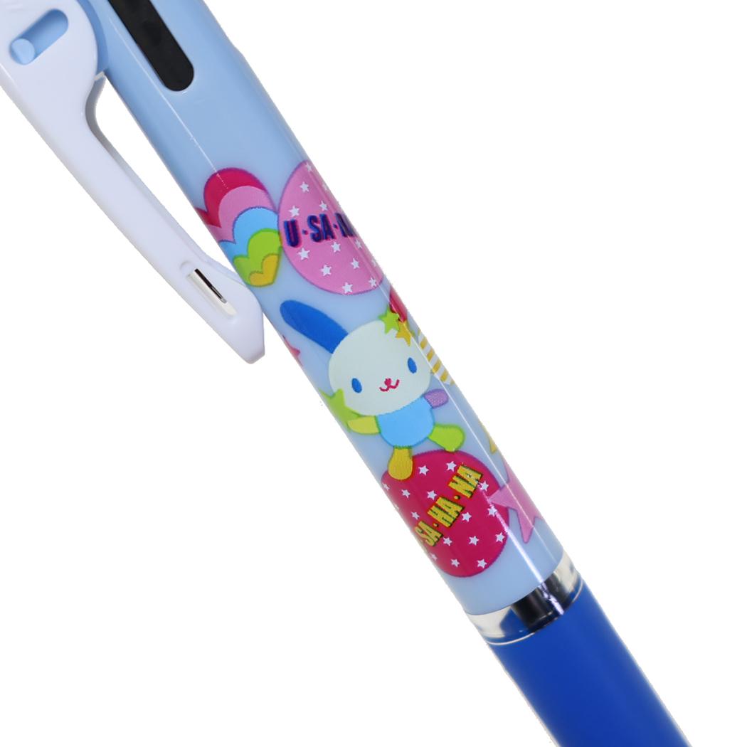 ウサハナ 黒 赤 青 3色ボールペン ジェットストリーム 0.5mm サンリオ カミオジャパン 新学期準備文具 事務用品 キャラクター グッズ メール便可 シネマコレクション