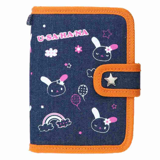 ウサハナ シール帳 デニムシールバインダー サンリオ カミオジャパン シール交換帳 キャラクター グッズ シネマコレクション