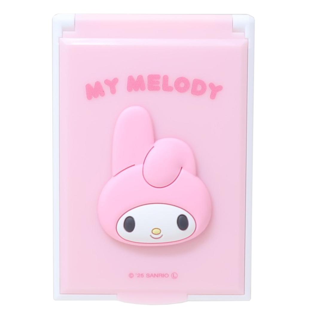 マイメロディ 手鏡 ぷっくりカードミラーS サンリオ カミオジャパン コンパクトミラー キャラクター グッズ メール便可 シネマコレクション