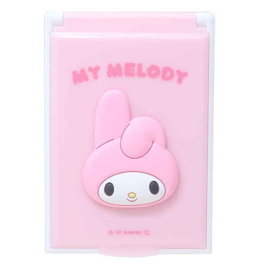 マイメロディ 手鏡 ぷっくりカードミラーS サンリオ カミオジャパン コンパクトミラー キャラクター グッズ メール便可 シネマコレクション
