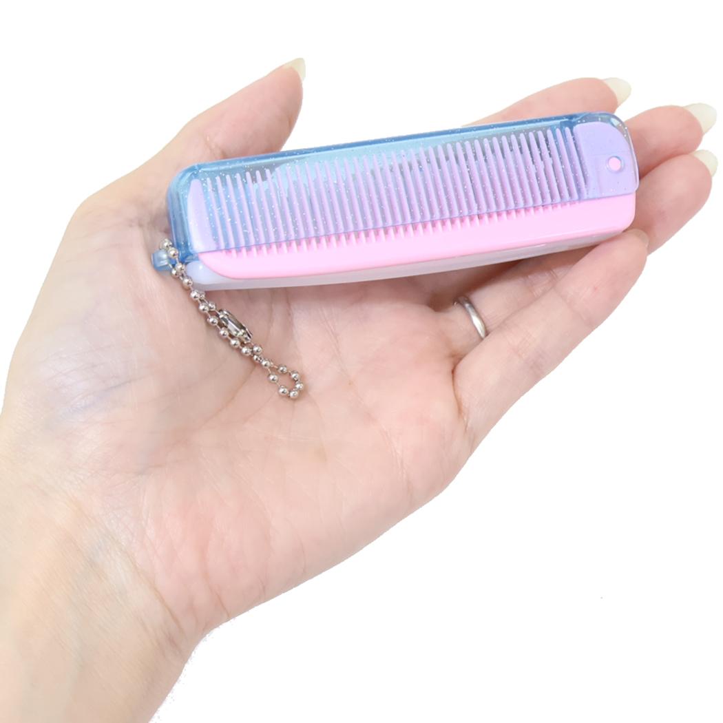ウサハナ ヘアブラシ 折りたたみブラシ＆コーム 空 サンリオ カミオジャパン プレゼント かわいい 折りたたみくし キャラクター グッズ メール便可 シネマコレクション