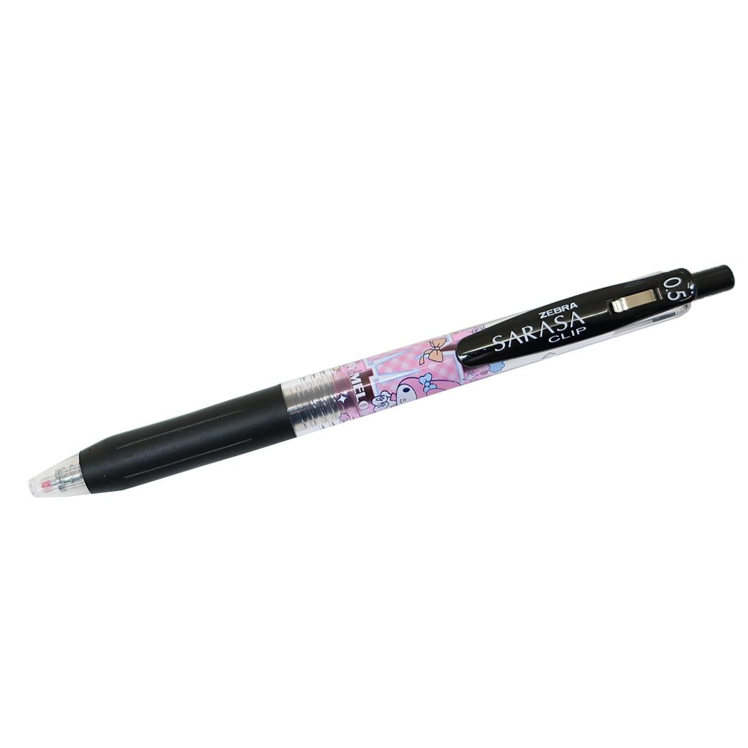 マイメロディ ボールペン SARASAクリップ サラサクリップ 0.5mm ロゴ サンリオ カミオジャパン 新学期準備文具 日本製 キャラクター グッズ メール便可 シネマコレクション