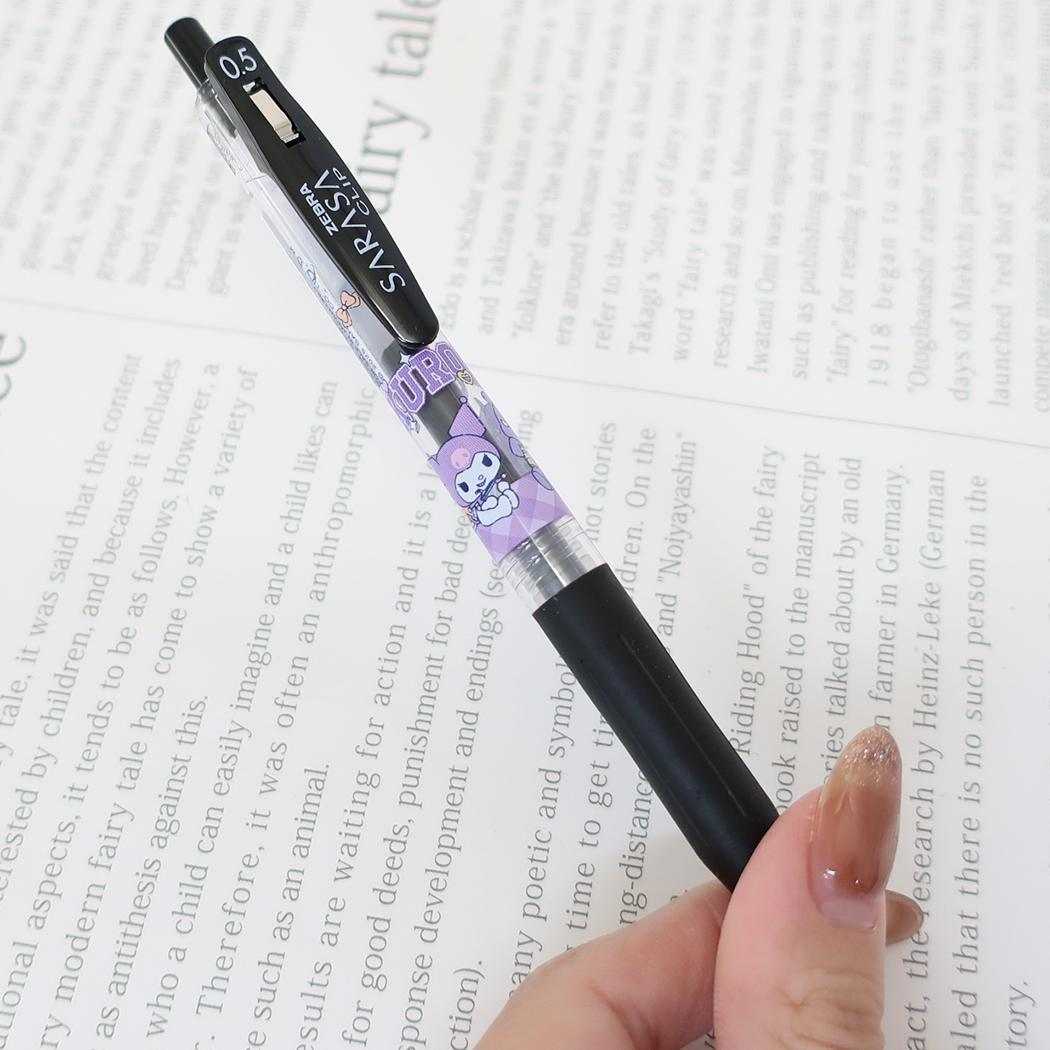 クロミ ボールペン SARASAクリップ サラサクリップ 0.5mm チェック サンリオ カミオジャパン 新学期準備文具 日本製 キャラクター グッズ メール便可 シネマコレクション