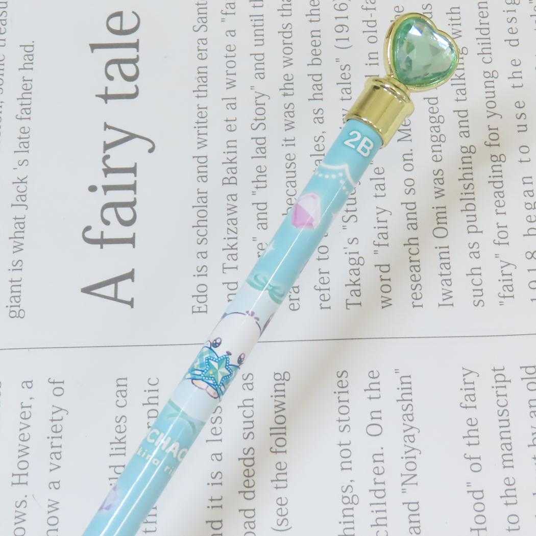 ポチャッコ えんぴつ ハートジュエリー鉛筆 2B サンリオ カミオジャパン 新学期準備文具 かわいい キャラクター グッズ メール便可 シネマコレクション