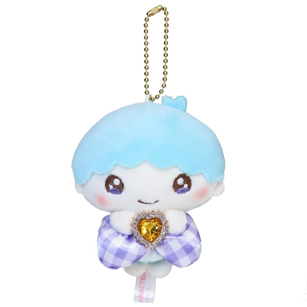 サンリオ ぬいぐるみ キラキラリボン マスコット キーホルダー リトルツインスターズ キキ Sanrio カミオジャパン