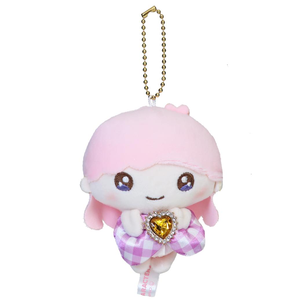 サンリオ ぬいぐるみ キラキラリボン マスコット キーホルダー リトルツインスターズ ララ Sanrio カミオジャパン