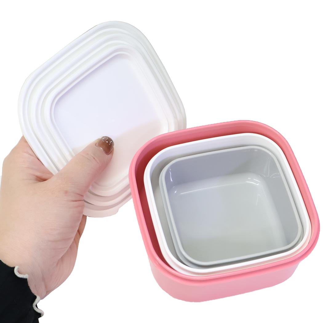 ハローキティ お弁当箱 抗菌 入れ子ランチボックス 3個入り モノクロリボン サンリオ カミオジャパン 新学期準備 日本製 キャラクター グッズ シネマコレクション