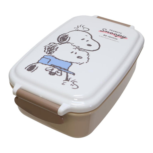 スヌーピー お弁当箱 抗菌 1段ランチボックス ぎゅっとよりあう ピーナッツ カミオジャパン 新学期準備 日本製 キャラクター グッズ シネマコレクション