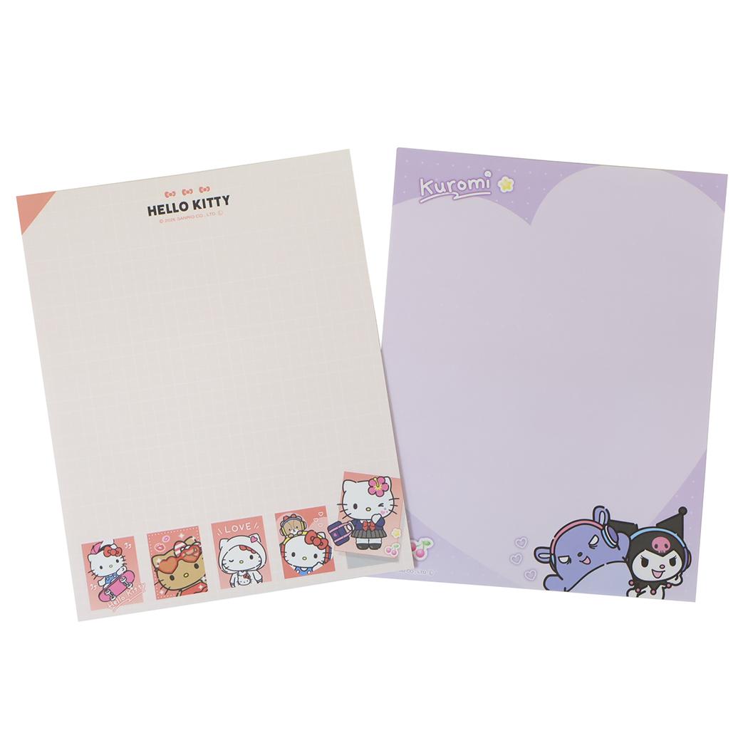 サンリオキャラクターズ レターセット ボリュームアップレター MIX ハイ！ポーズ！ Sanrio カミオジャパン 手紙セット 便箋＆封筒 キャラクター グッズ メール便可 シネマコレクション