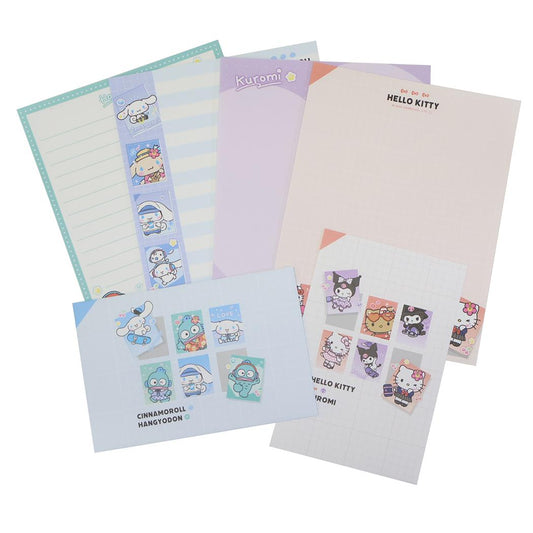 サンリオキャラクターズ レターセット ボリュームアップレター MIX ハイ！ポーズ！ Sanrio カミオジャパン 手紙セット 便箋＆封筒 キャラクター グッズ メール便可 シネマコレクション