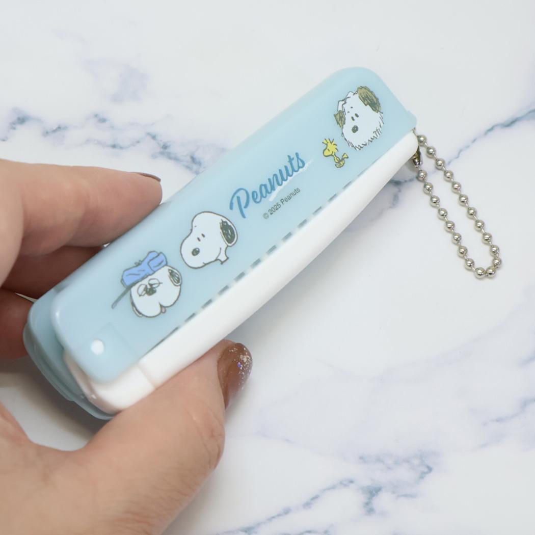 スヌーピー ヘアブラシ 折りたたみブラシ＆コーム ファミリーかおいっぱい ピーナッツ カミオジャパン 折りたたみくし かわいい 日本製 キャラクター グッズ メール便可 シネマコレクション