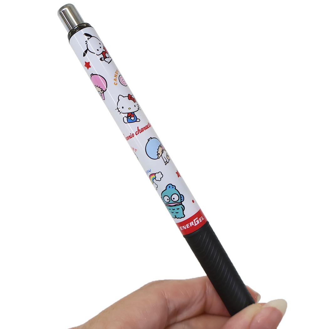 サンリオキャラクターズ ボールペン エナージェルボールペン 0.5mm 集合 Sanrio カミオジャパン ぺんてる 新学期準備文具 キャラクター グッズ メール便可 シネマコレクション