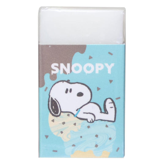 スヌーピー 消しゴム まとまる消しゴム MELTY ICE CREAM ピーナッツ カミオジャパン 新学期準備文具 キャラクター グッズ メール便可 シネマコレクション