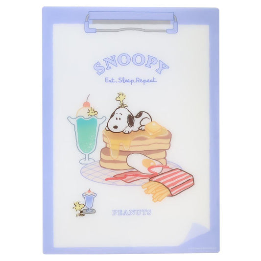 スヌーピー 下じき 下敷き YUMYUM DINER ピーナッツ カミオジャパン 新学期準備文具 キャラクター グッズ メール便可 シネマコレクション