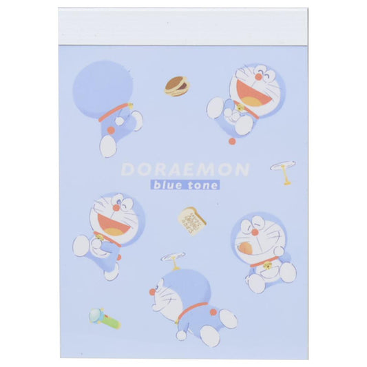 ドラえもん メモ帳 ミニメモ blue tone 藤子F不二雄 カミオジャパン 新学期準備文具 アニメキャラクター グッズ メール便可 シネマコレクション