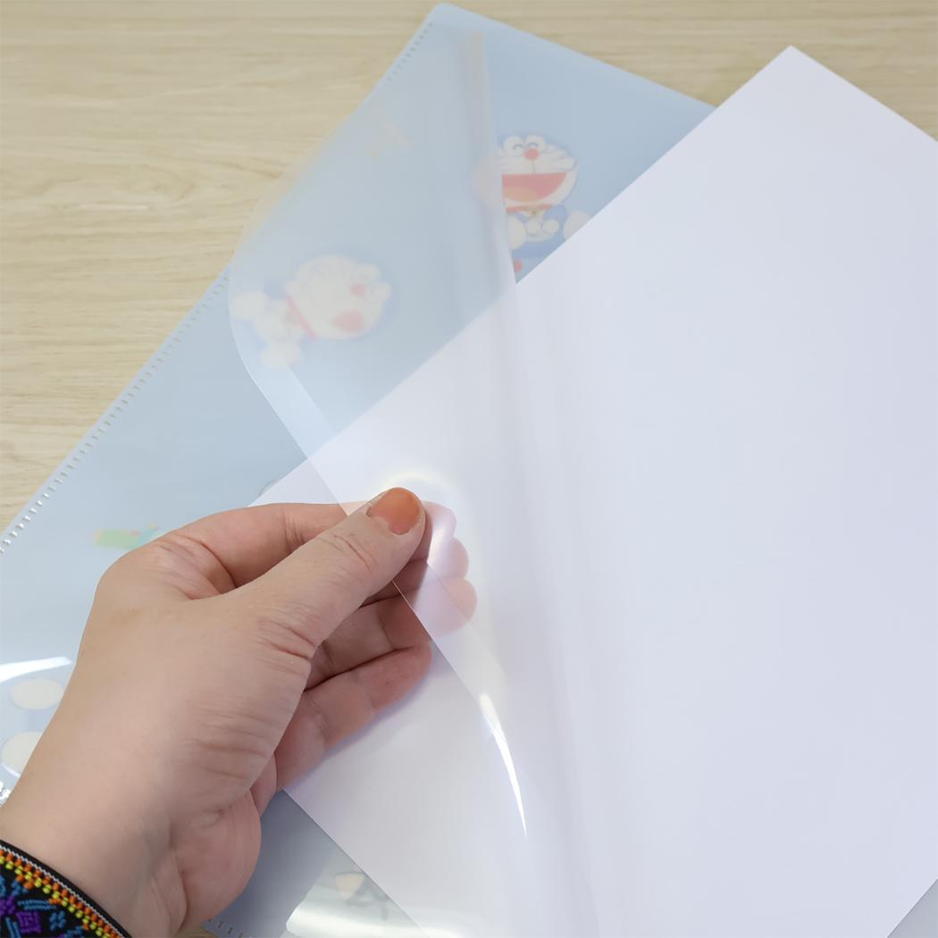 ドラえもん ポケットファイル ファスナー付き6ポケットクリアファイル blue tone 藤子F不二雄 カミオジャパン 新学期準備文具 アニメキャラクター グッズ シネマコレクション