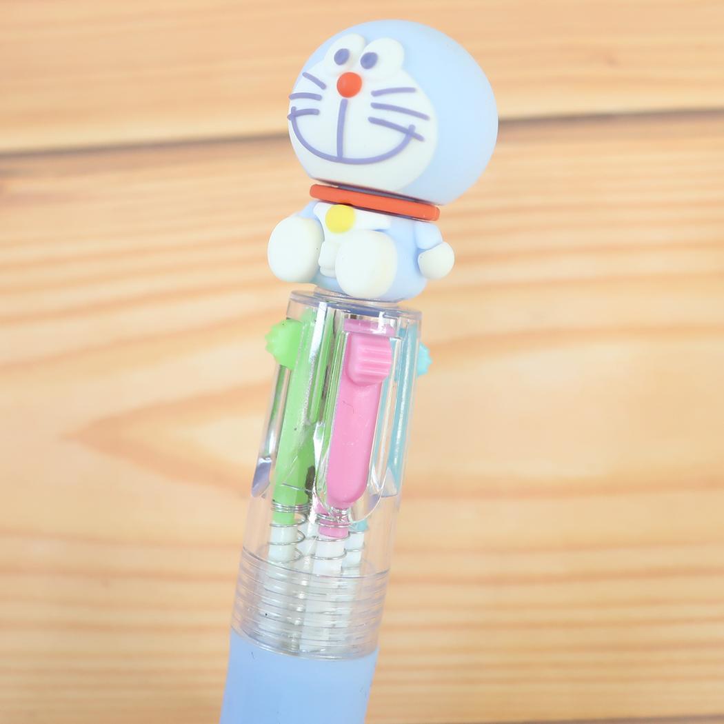 ドラえもん 多色ボールペン マスコット ミニ ボールペン Hello! Doraemon 4色 0.5mm 藤子F不二雄 カミオジャパン