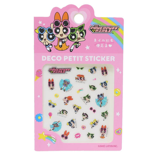 パワーパフガールズ ネイルシール デコプチステッカー サングラスガール カミオジャパン ネイルステッカー キャラクター グッズ メール便可 シネマコレクション