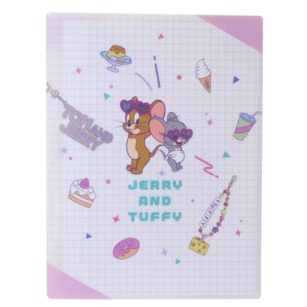 トムとジェリー ポケットファイル 10ポケットクリアファイル ポップサングラス ワーナーブラザース カミオジャパン 新学期準備文具 キャラクター グッズ シネマコレクション