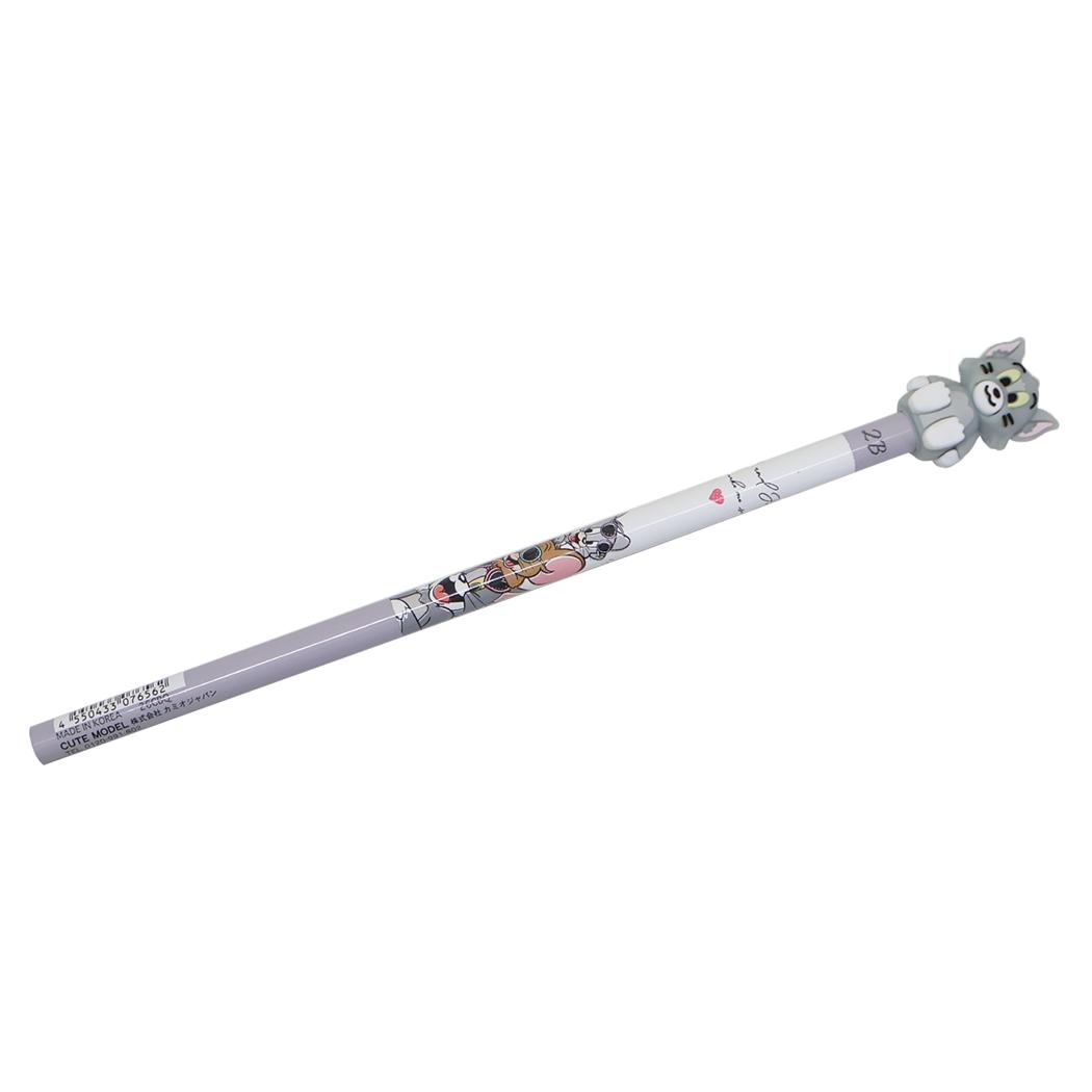 トムとジェリー えんぴつ でかマスコット鉛筆2B Best Looking ワーナーブラザース カミオジャパン 新学期準備文具 キャラクター グッズ メール便可 シネマコレクション