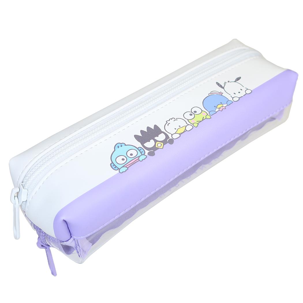 はぴだんぶい ペンポーチ 2ルームペンケース サンリオ カミオジャパン 筆箱 新学期準備文具 キャラクター グッズ シネマコレクション