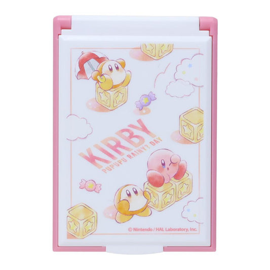 星のカービィ 手鏡 カードミラーS PUPUPU RAINY？ DAY カミオジャパン コンパクトミラー キャラクター グッズ メール便可 シネマコレクション