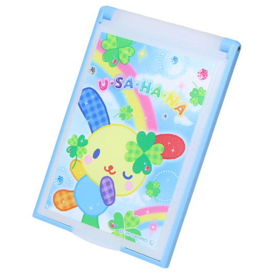 ウサハナ 手鏡 カードミラーS Happy Clover Days サンリオ カミオジャパン コンパクトミラー キャラクター グッズ メール便可 シネマコレクション