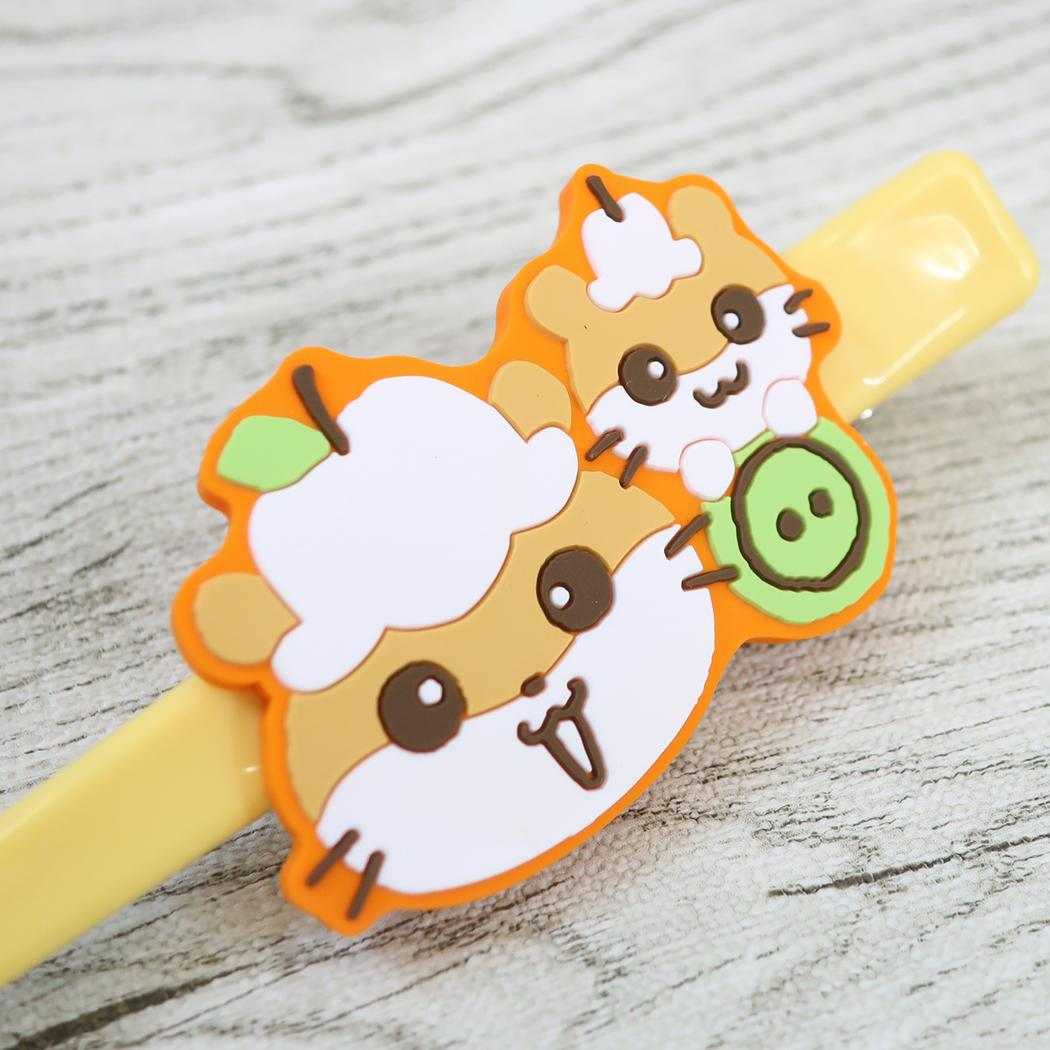 コロコロクリリン 前髪クリップ ぎゅっともマスコットロングヘアクリップ サンリオ カミオジャパン コスメ雑貨 ヘアアクセ キャラクター グッズ メール便可 シネマコレクション