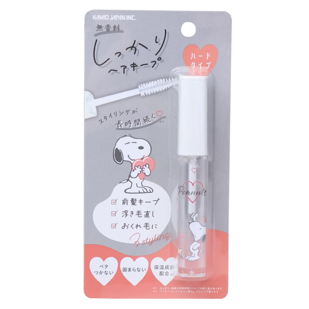 スヌーピー ヘアケア ヘアキープマスカラ Lovely days ピーナッツ カミオジャパン 前髪キープ アホ毛直し 無香料 キャラクター グッズ メール便可 シネマコレクション